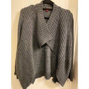 Grey sweater cardigan